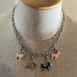 Artsy Puppy Dog Necklace